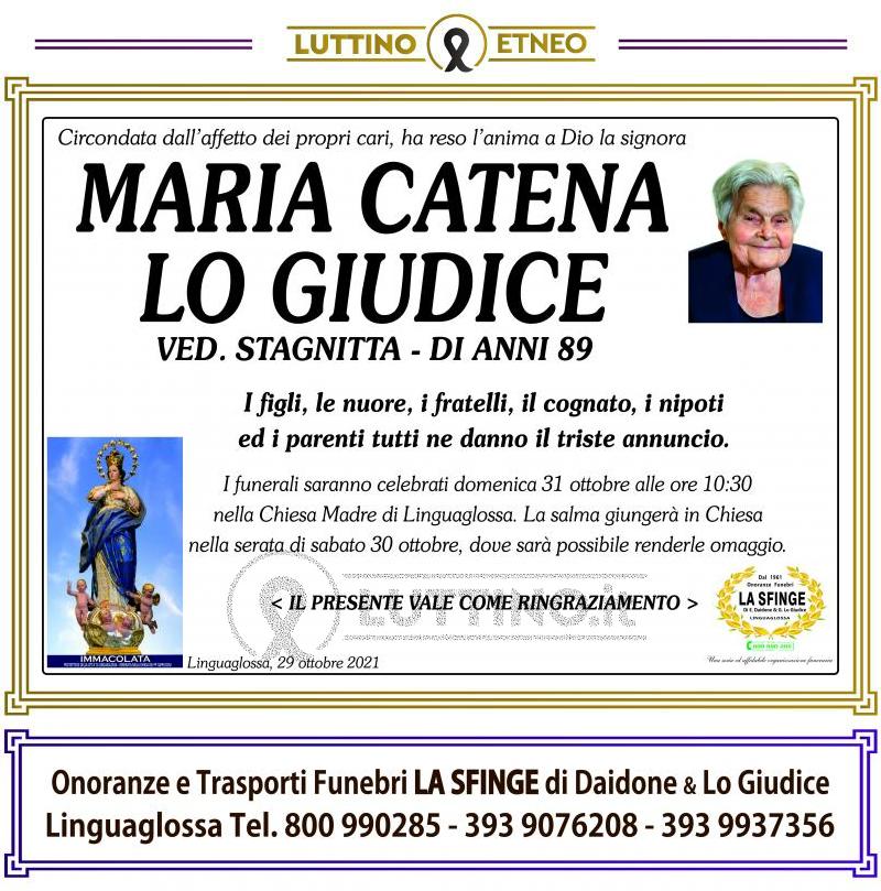 Maria Catena  Lo Giudice 